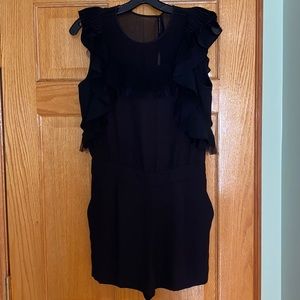 BCBG Ruffled Romper